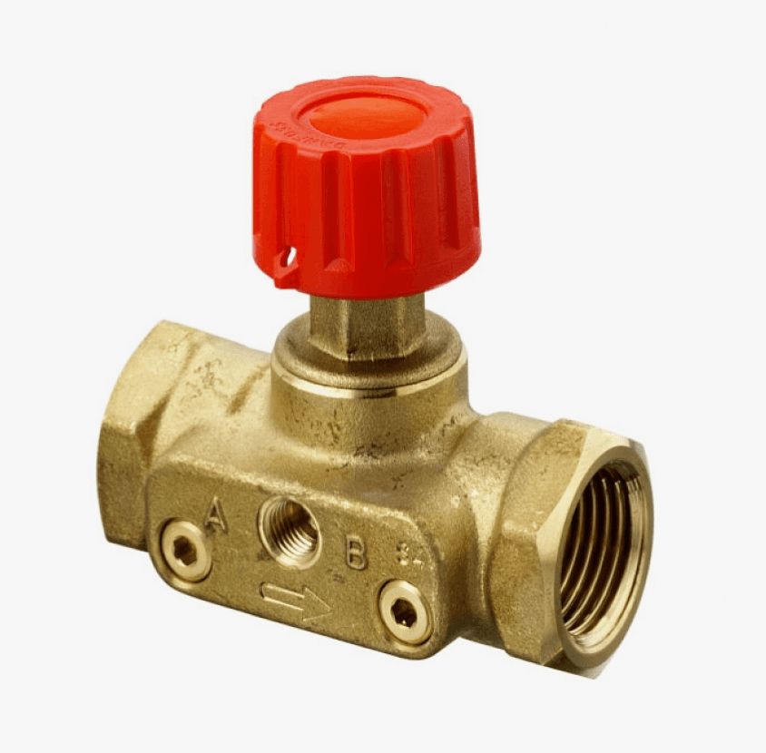 Клапан запорный DANFOSS CDT Ду 15, без измерительных ниппелей, внутр. резьба, kvs 1.6